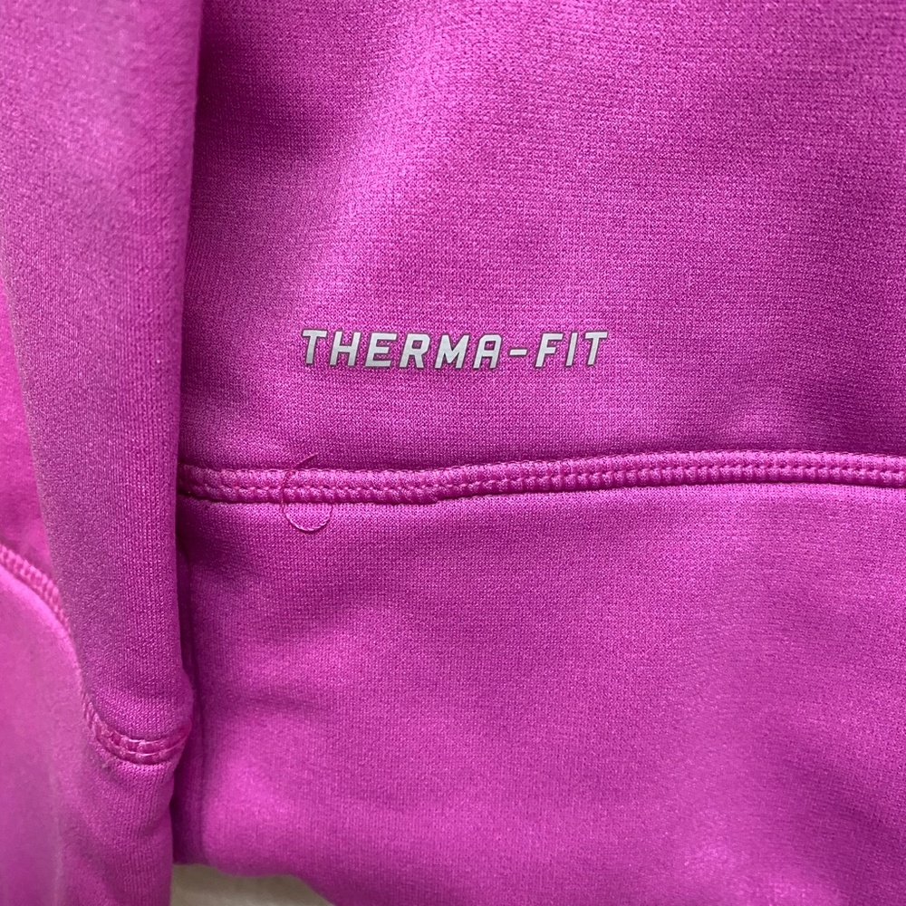Nike Women's Hoodie Therma-Fit Pullover in Pink Size M - Picture 3 of 8